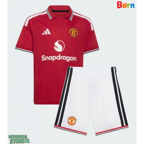 Manchester United Bryan Mbeumo #19 Replika Babytøj Hjemmebanesæt Børn 2026-27 Kortærmet (+ Korte bukser)